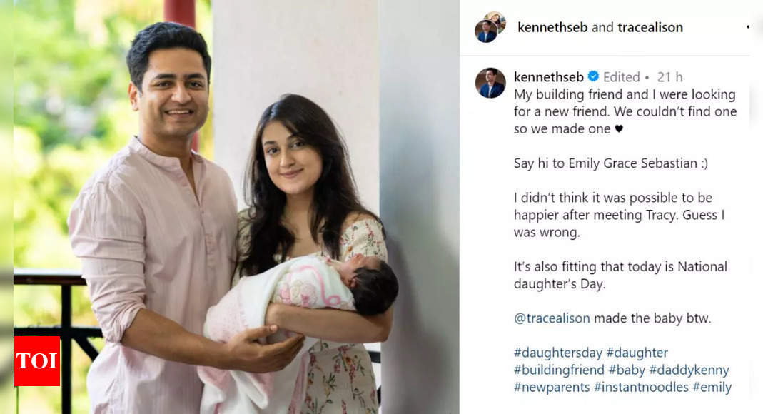 Kenny Sebastian’s heartwarming announcement of baby Emily’s arrival | Check Instagram post |