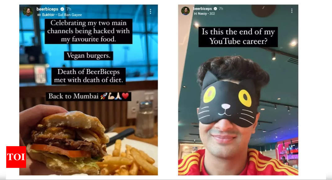 Ranveer Allahbadia: ‘Is this the end of my YouTube career?’:Ranveer Allahbadia ‘celebrates death of BeerBiceps with death of diet’ |