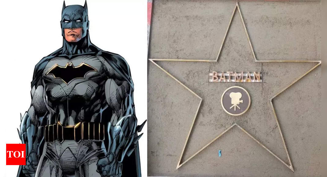 Batman to receive historic Hollywood Walk of Fame star today: PIC inside | English Movie News