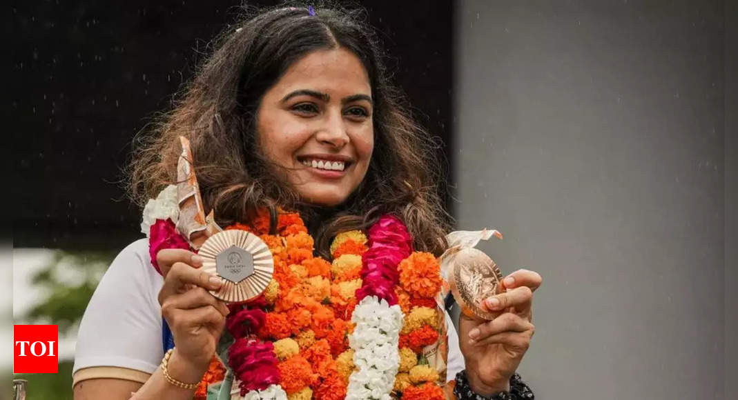 Manu Bhaker flaunts medal collection hours after silencing social media trolls | More sports News