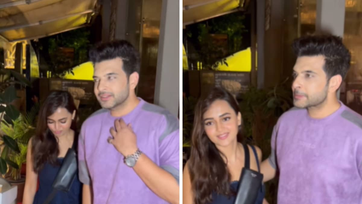 Watch: Tejasswi Prakash And Karan Kundrra Step Out For Romantic Dinner Date